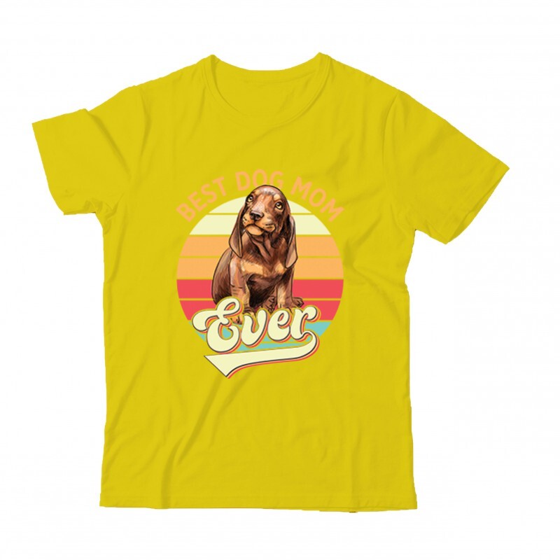 Best Dogmom Ever (retro) Gyermek Póló