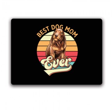 Best Dogmom Ever (retro) Egérpad