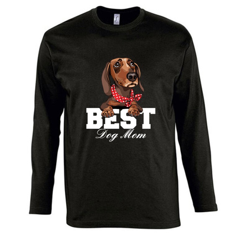 Best Dog Mom Hosszú Ujjú Póló