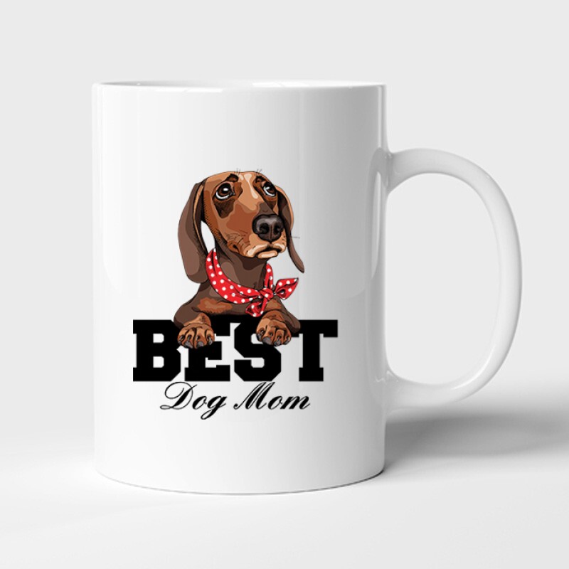 Best Dog Mom Bögre