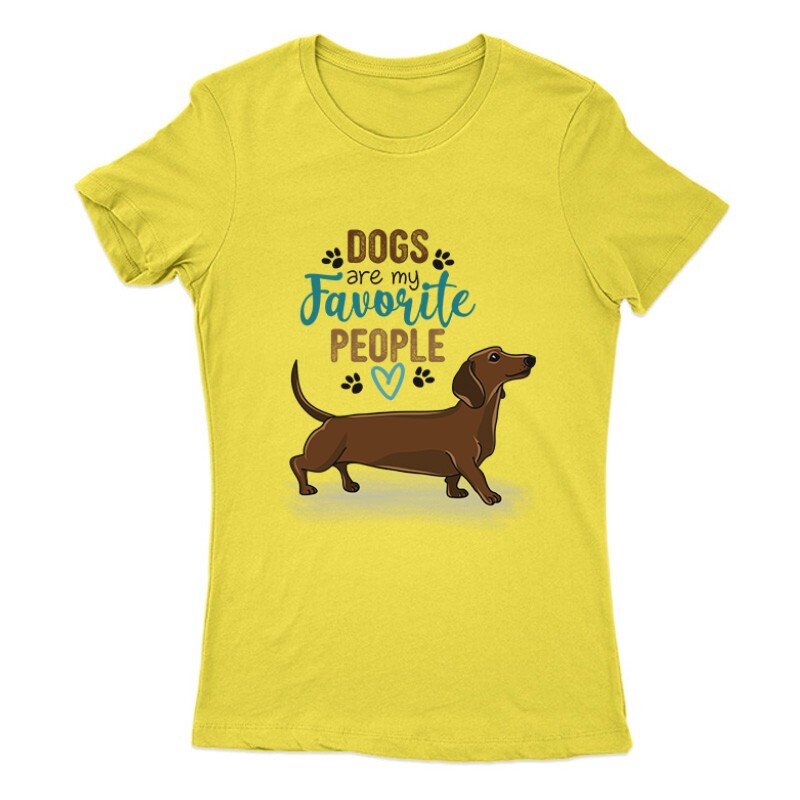 Dogs Are My Favorite Női Póló
