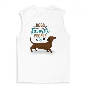 Dogs Are My Favorite Férfi Trikó