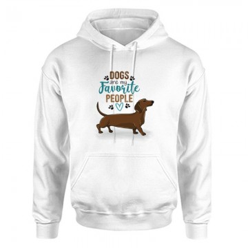 Dogs Are My Favorite Unisex Kapucnis Pulcsi