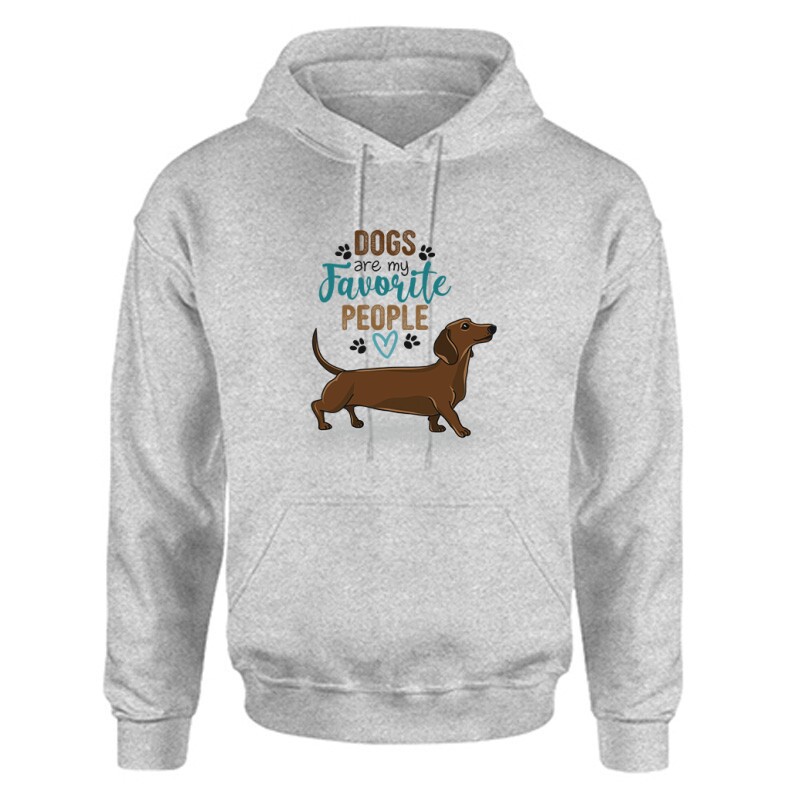 Dogs Are My Favorite Unisex Kapucnis Pulcsi