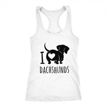I Love Dachshund Női Trikó