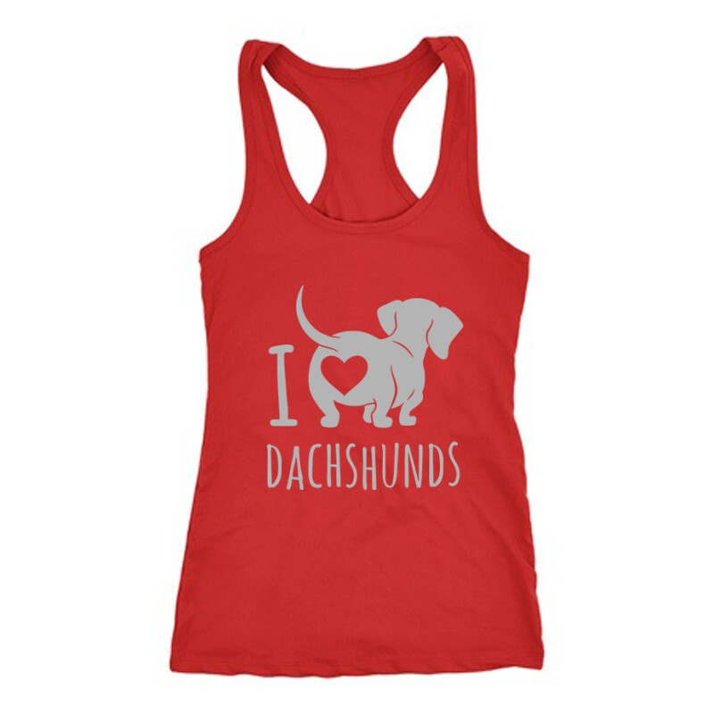 I Love Dachshund Női Trikó