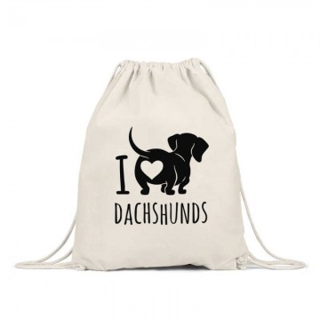 I Love Dachshund Hátizsák