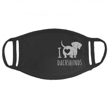 I Love Dachshund Arcmaszk