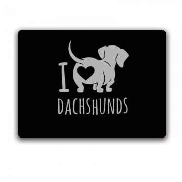 I Love Dachshund Egérpad