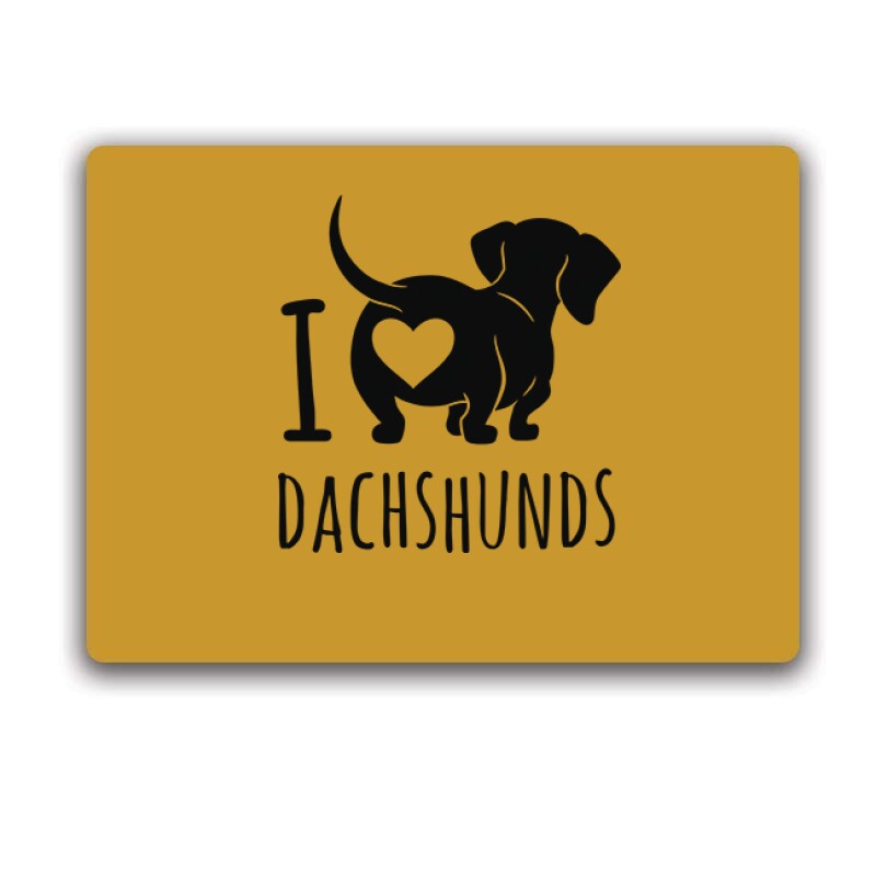 I Love Dachshund Egérpad