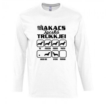 Egy Makacs Tacskó Trükkjei Hosszú Ujjú Póló