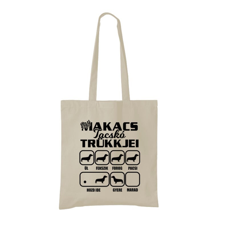 Egy Makacs Tacskó Trükkjei Bevásárló Táska