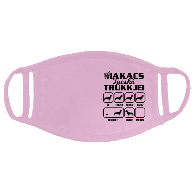 Egy Makacs Tacskó Trükkjei Arcmaszk