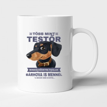 Több mint testőr (tacsi) Bögre