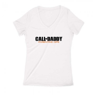 Call of Daddy Női V Kivágott póló