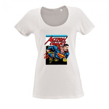 Action Comics Női O Nyakú Póló
