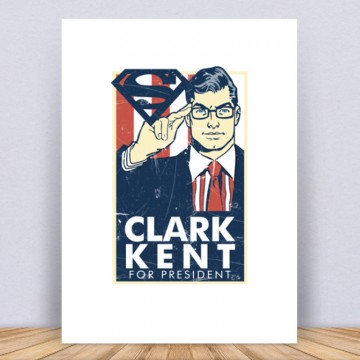 Clark Kent For President Vászonkép