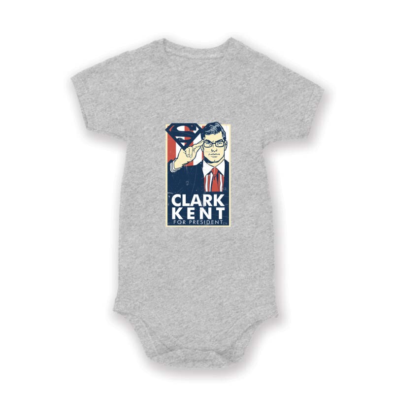 Clark Kent For President Baby Body