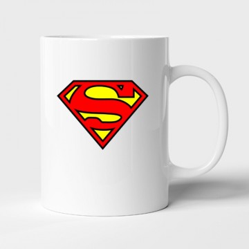 Superman logó Bögre