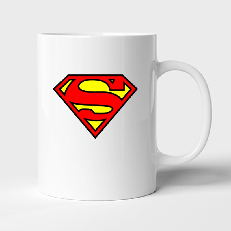 Superman logó Bögre