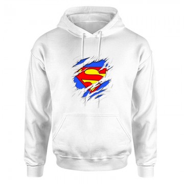 Superman tépett Unisex Kapucnis Pulcsi
