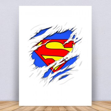 Superman tépett Vászonkép