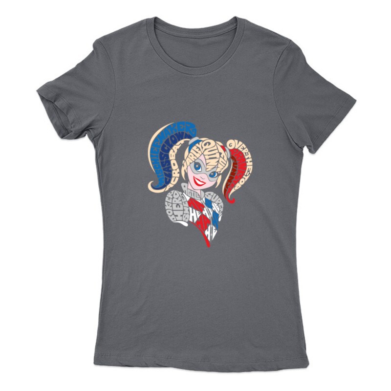 Harley Quinn text Női Póló