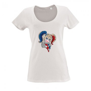 Harley Quinn text Női O Nyakú Póló