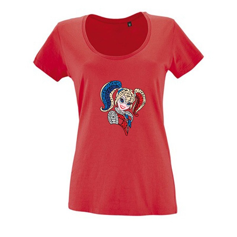 Harley Quinn text Női O Nyakú Póló