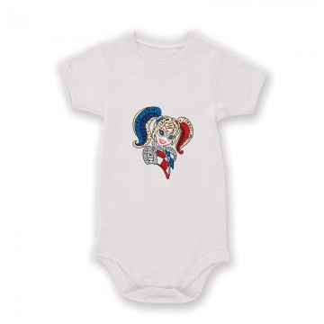 Harley Quinn text Baby Body