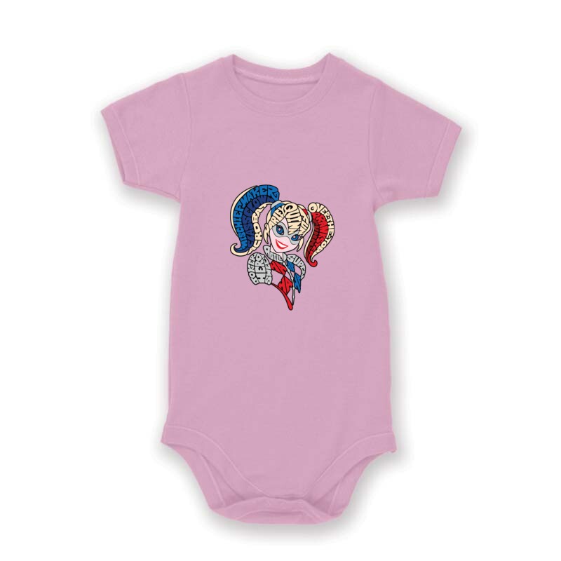 Harley Quinn text Baby Body