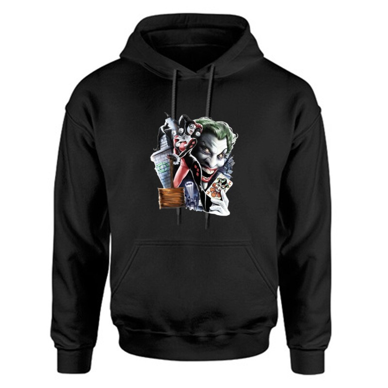 Joker & Harley Unisex Kapucnis Pulcsi