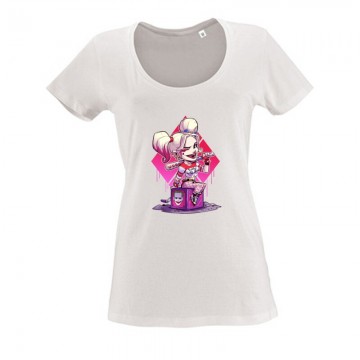 Harley Quinn ütövel Női O Nyakú Póló
