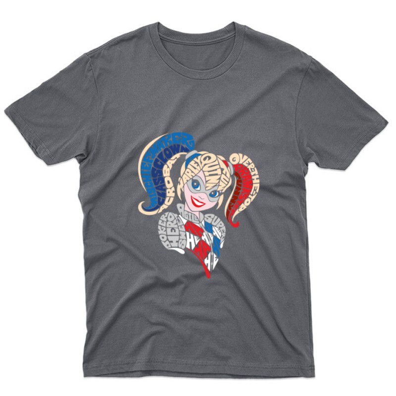 Harley Quinn text Unisex Póló