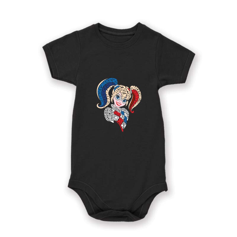 Harley Quinn text Baby Body