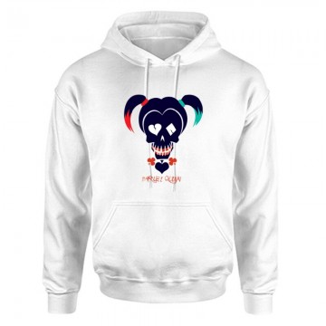 Harley Quinn logó Unisex Kapucnis Pulcsi