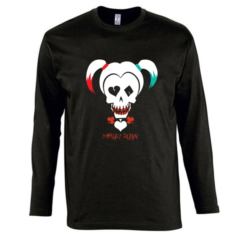 Harley Quinn logó Hosszú Ujjú Póló