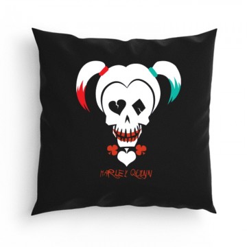 Harley Quinn logó Párna
