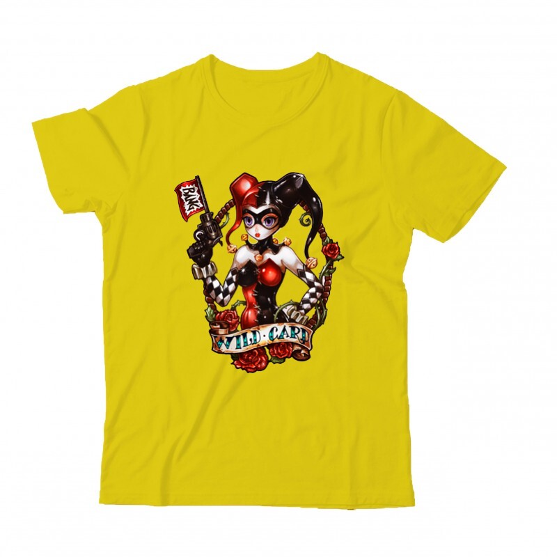 Harley Quinn Wild Card Gyermek Póló