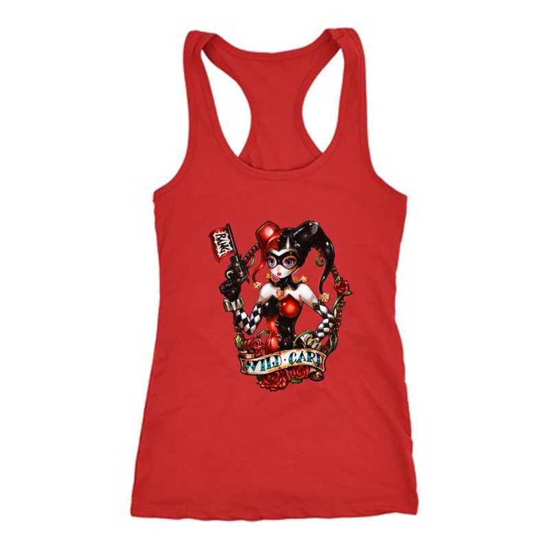 Harley Quinn Wild Card Női Trikó