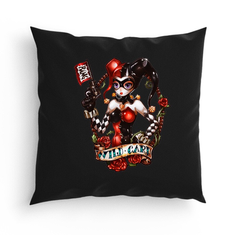 Harley Quinn Wild Card Párna