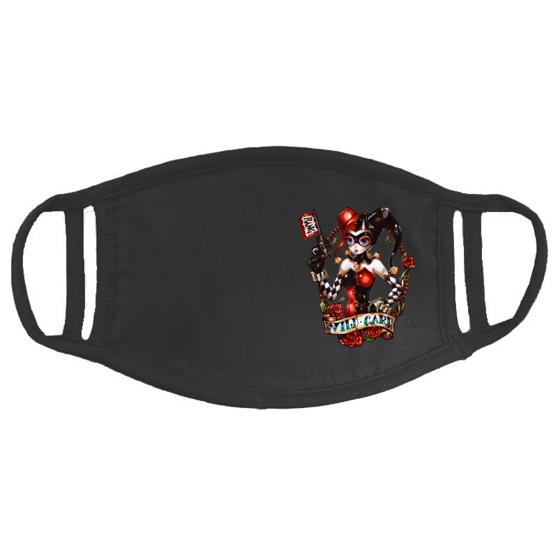 Harley Quinn Wild Card Arcmaszk