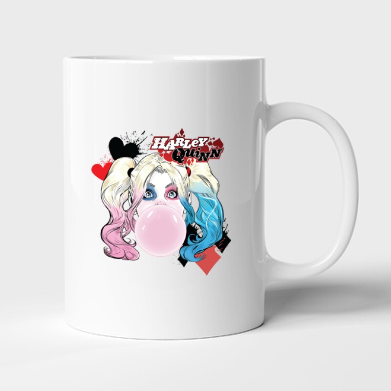 Harley Quinn Bubble Bögre