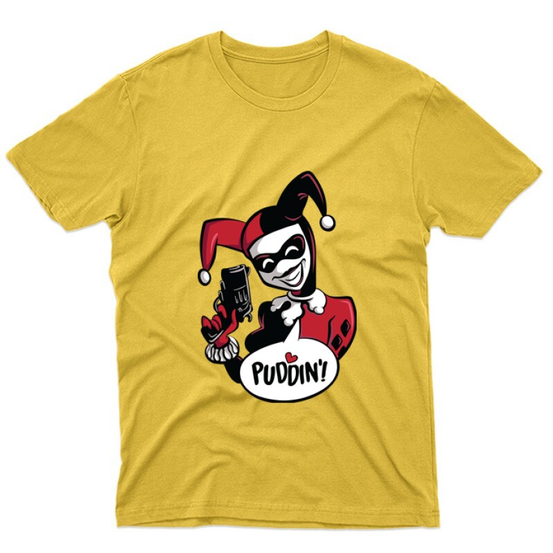 Harley Quinn Puddin Unisex Póló