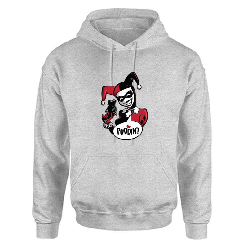 Harley Quinn Puddin Unisex Kapucnis Pulcsi