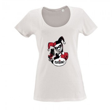 Harley Quinn Puddin Női O Nyakú Póló