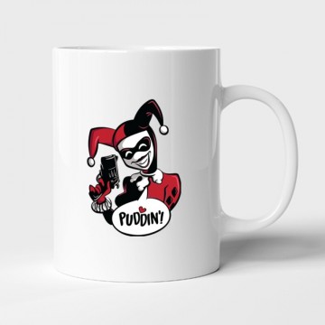Harley Quinn Puddin Bögre