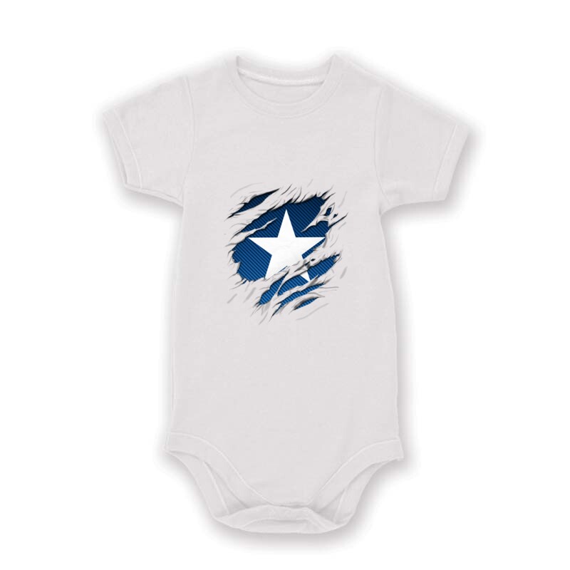 Amerika kapitány tépett Baby Body