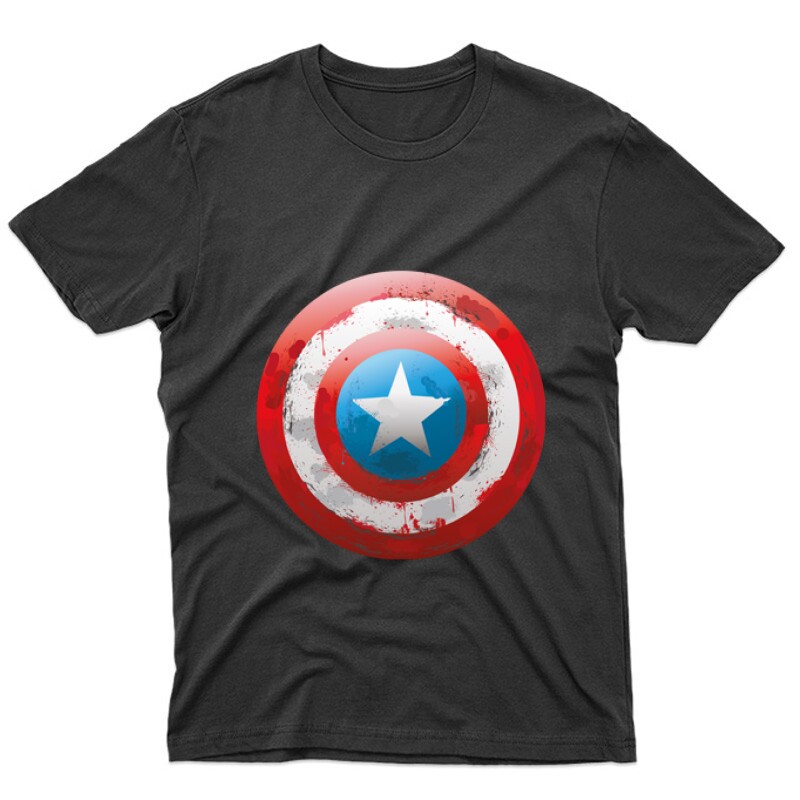 Shield worn Unisex Póló