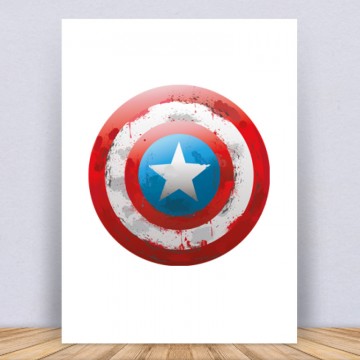 Shield worn Vászonkép